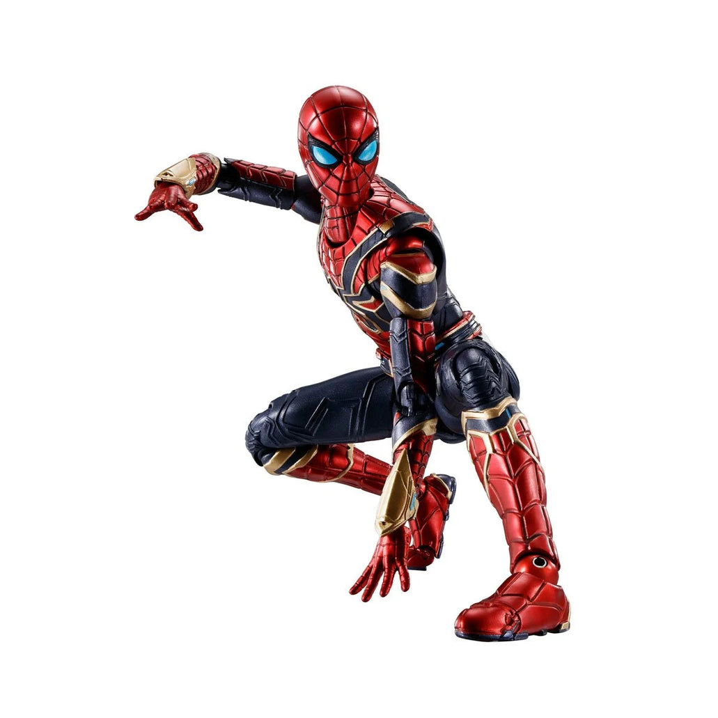 Bandai Tamashii Nations SH Figuarts: Marvel Spider Man No Way Home - Spider Man con Iron Spider Figura de Accion