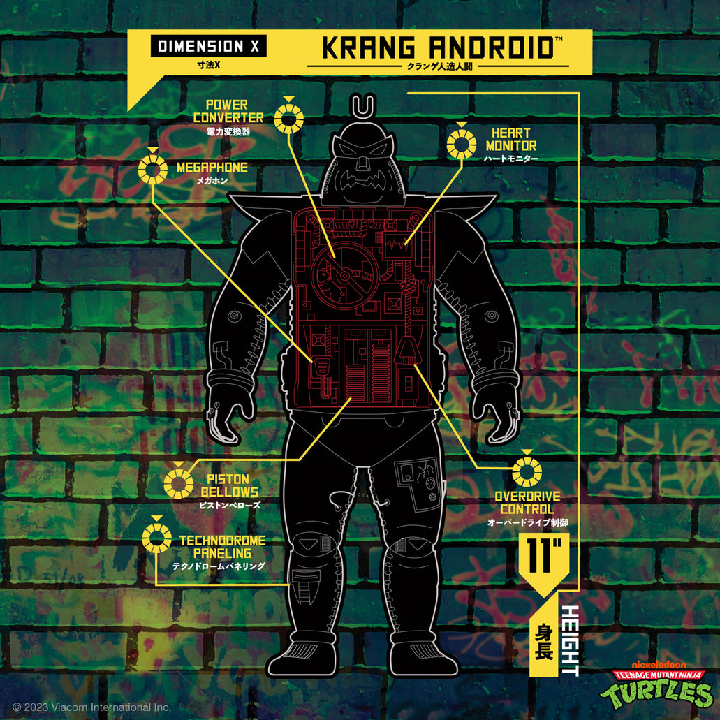 Super7 Super Cyborg: TMNT Tortugas Ninja - Krang Android Full Color - Imagen 3