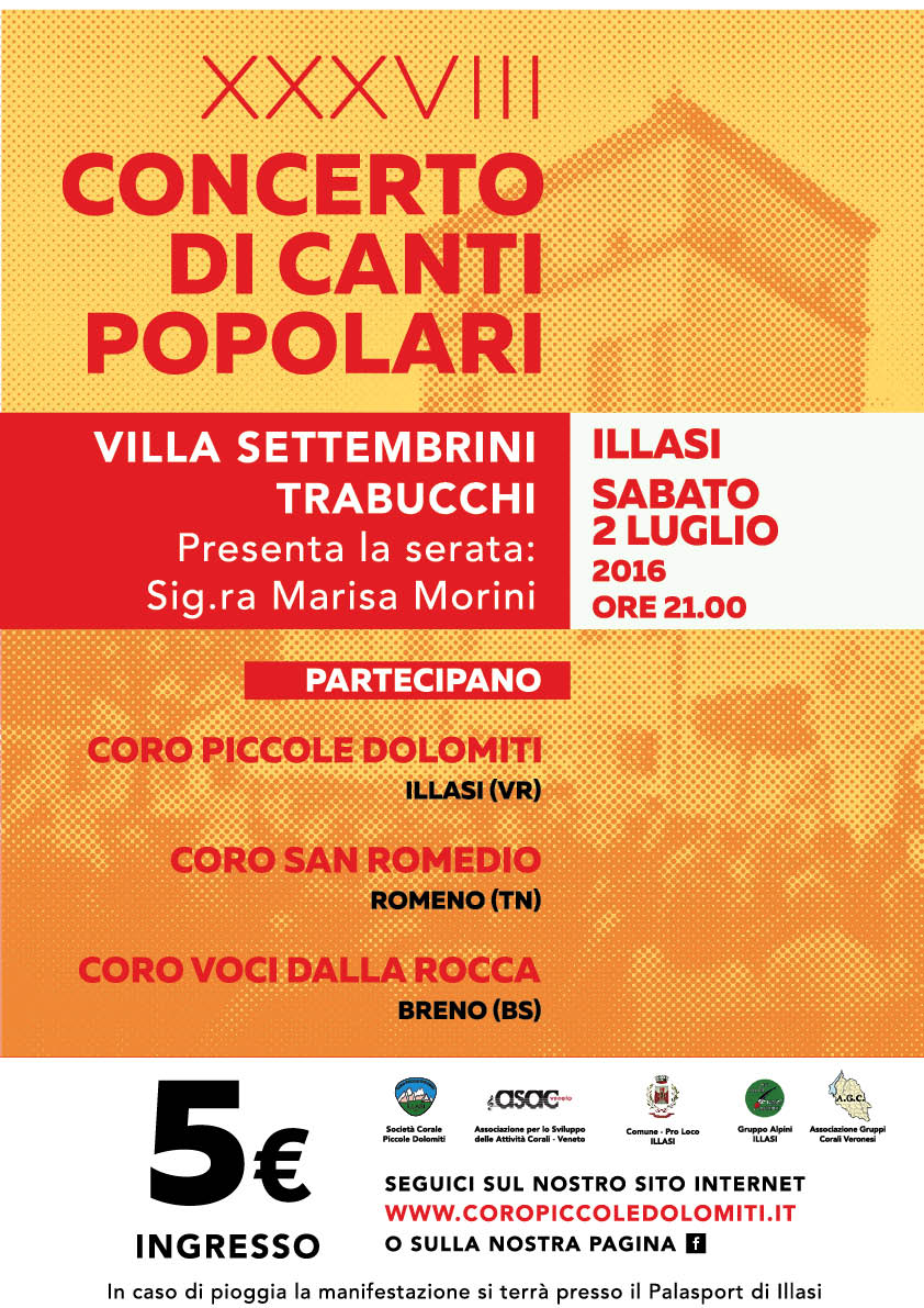 Concerto di Canti Popolari 2016 - Villa Settembrini Trabucchi