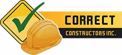Correct Constructors logo trusted drywall contractors in Calgary