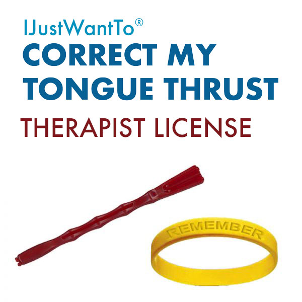 Correct My Tongue Thrust Therapist License
