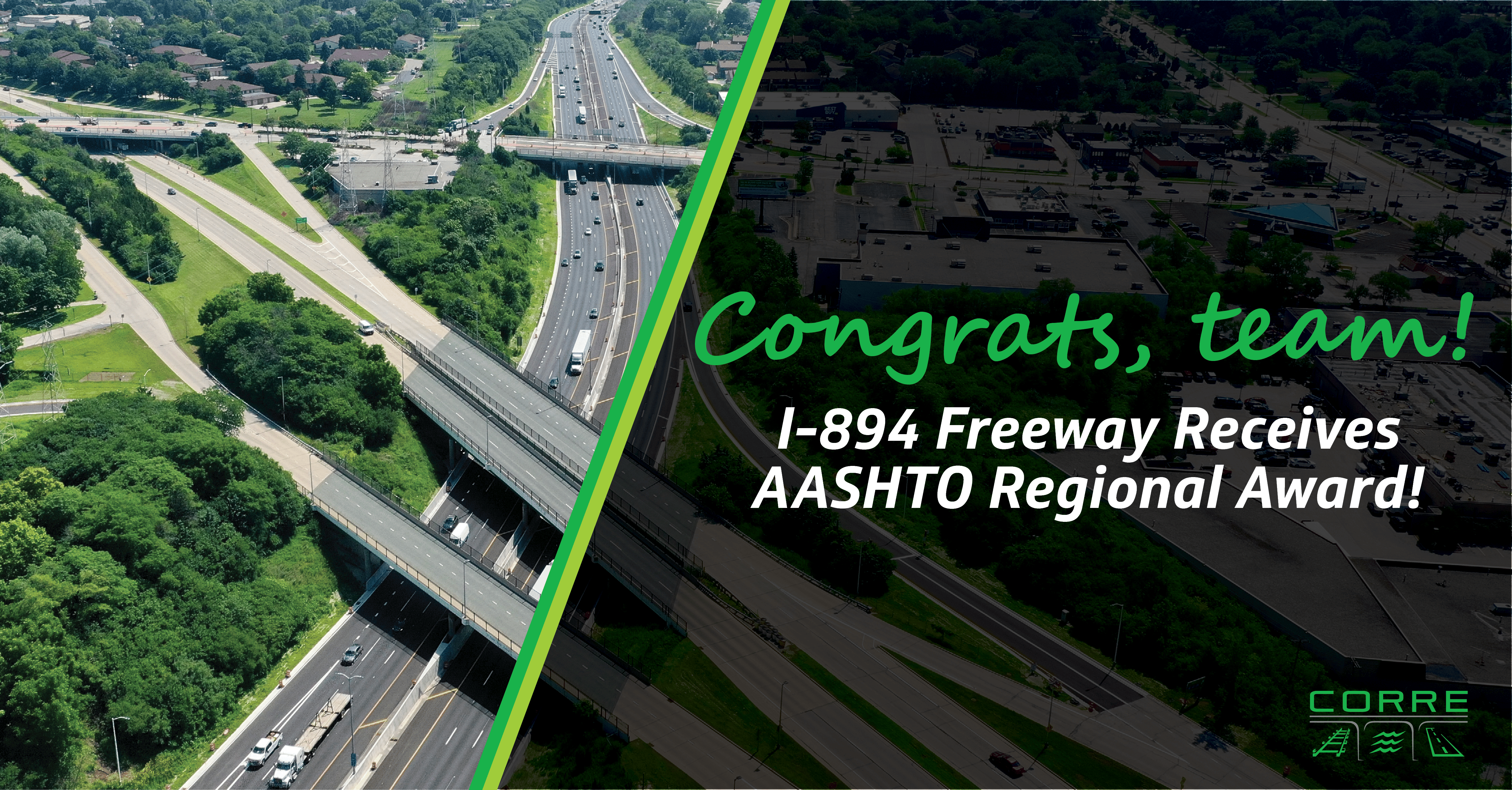 WisDOT’s I-894 Freeway Project Receives AASHTO 2026 Regional America’s Transportation Award 