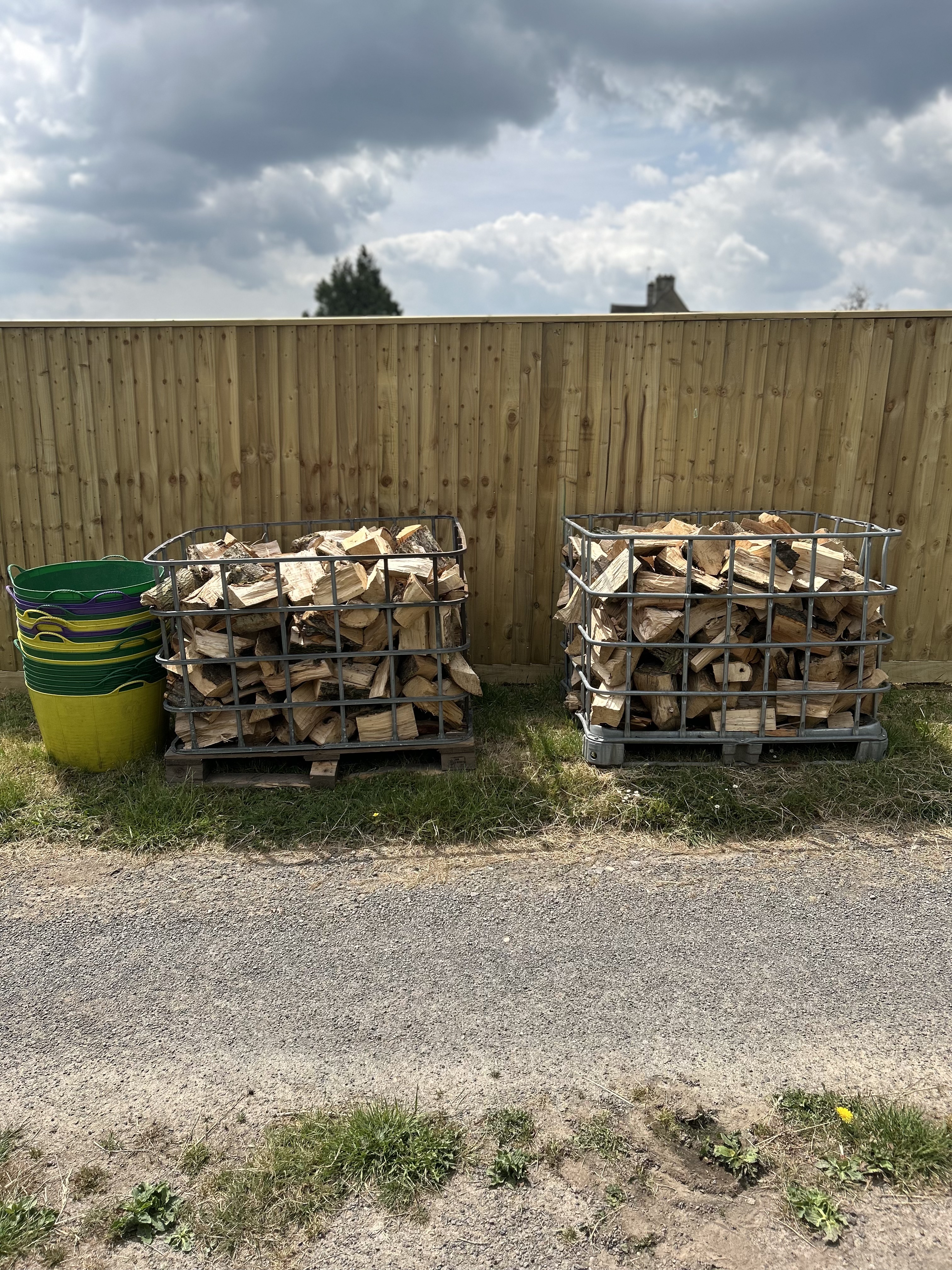 Unseasoned wood 2.0 cubic metres