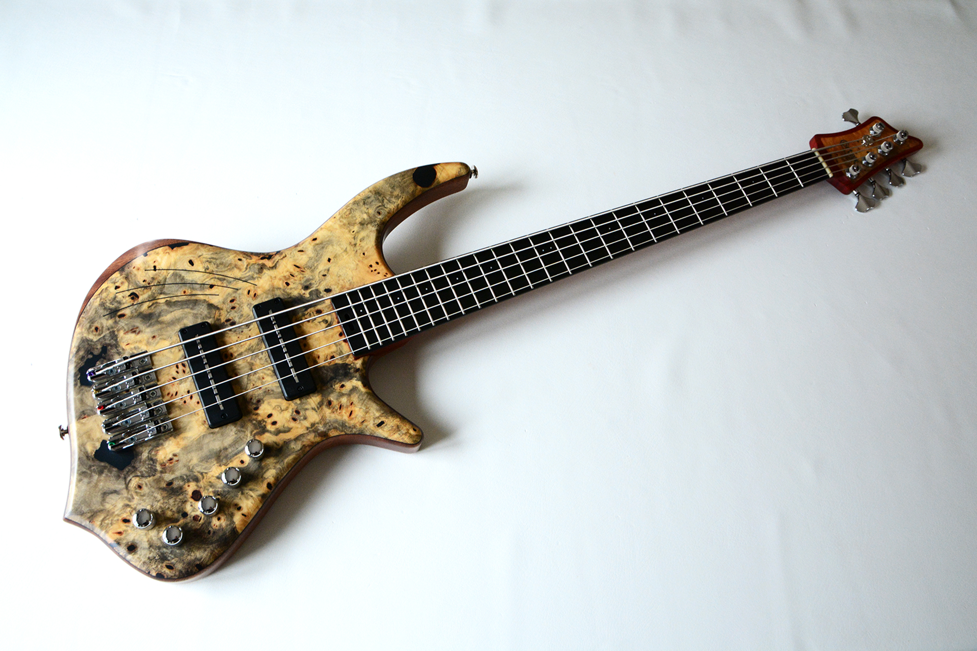 ベース F bass BN-5 buckeye burl Electrics | bass, electric bass, luthier, online shop | DoctorBass