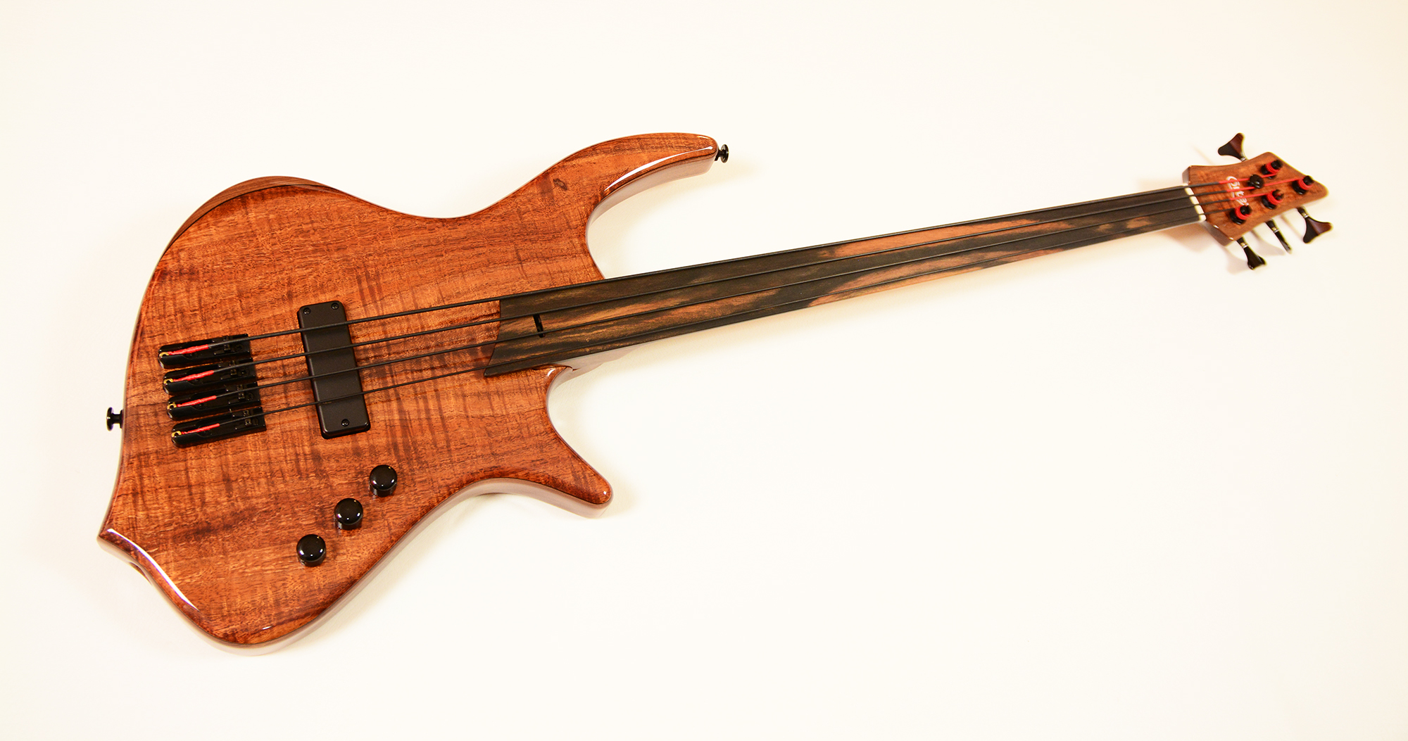 Napoleon Deluxe 4 Fretless - Koa (Cocoa) - Cortex Bass