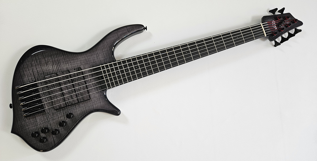 Napoleon Deluxe 6 - Black Flame Maple (Framptonite) - Cortex Bass