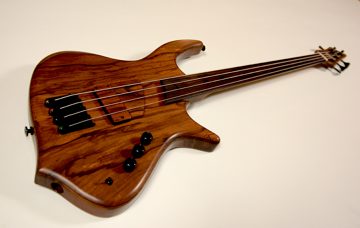 Napoleon Deluxe 4 Fretless - Spalted Walnut & Ziricote - Cortex Bass