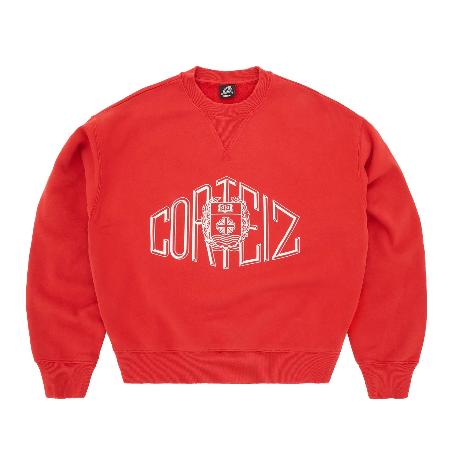 Sophomore Crewneck Red Corteiz Sweatshirt