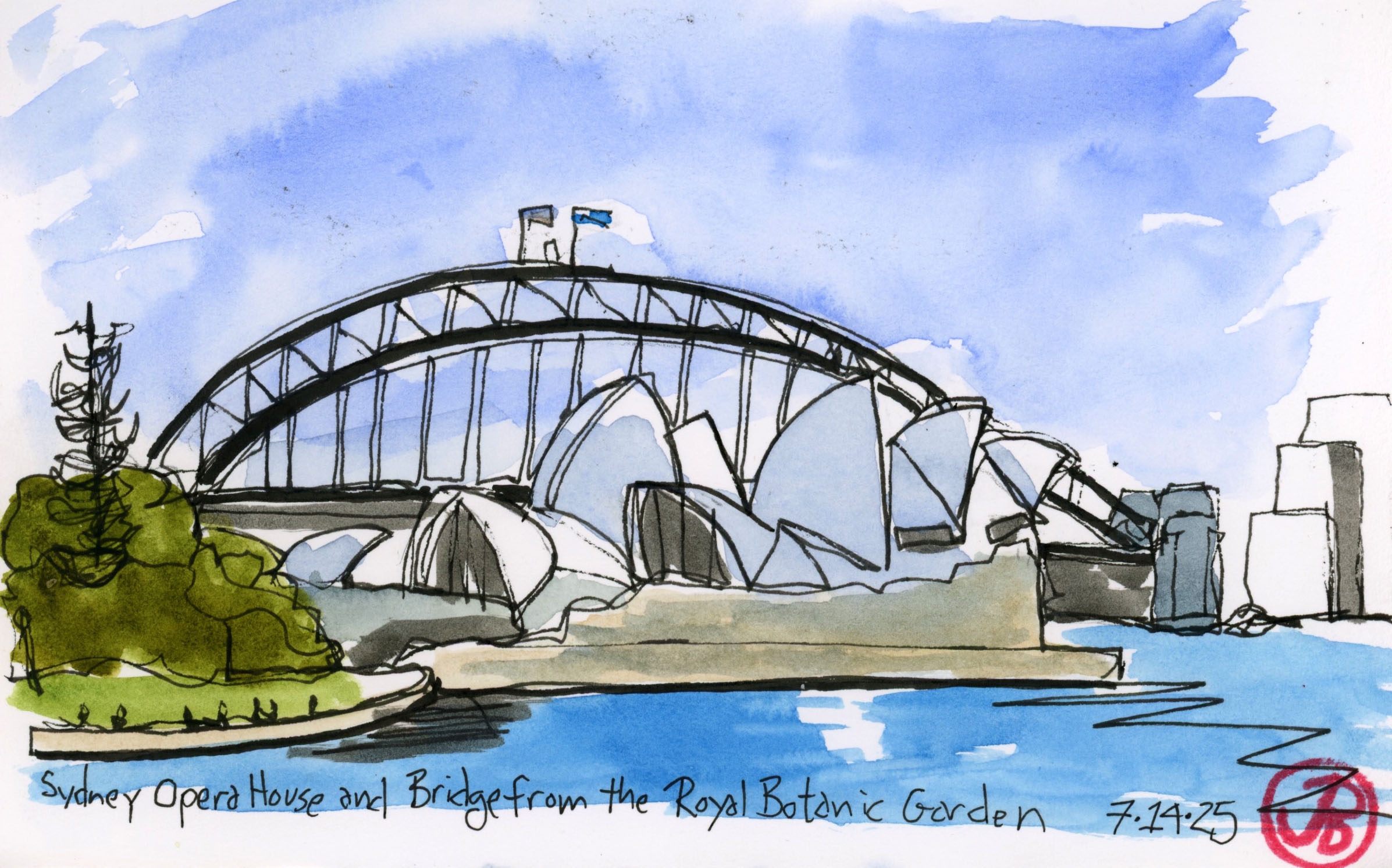 Sydney at First Sketch – Corvid Sketcher