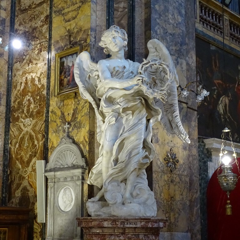Bernini's engel met de doornenkroon.