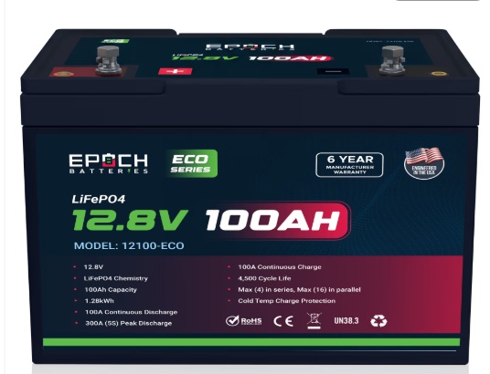 Epoch Litheum batteries RV accessories by Colorado RV Roof