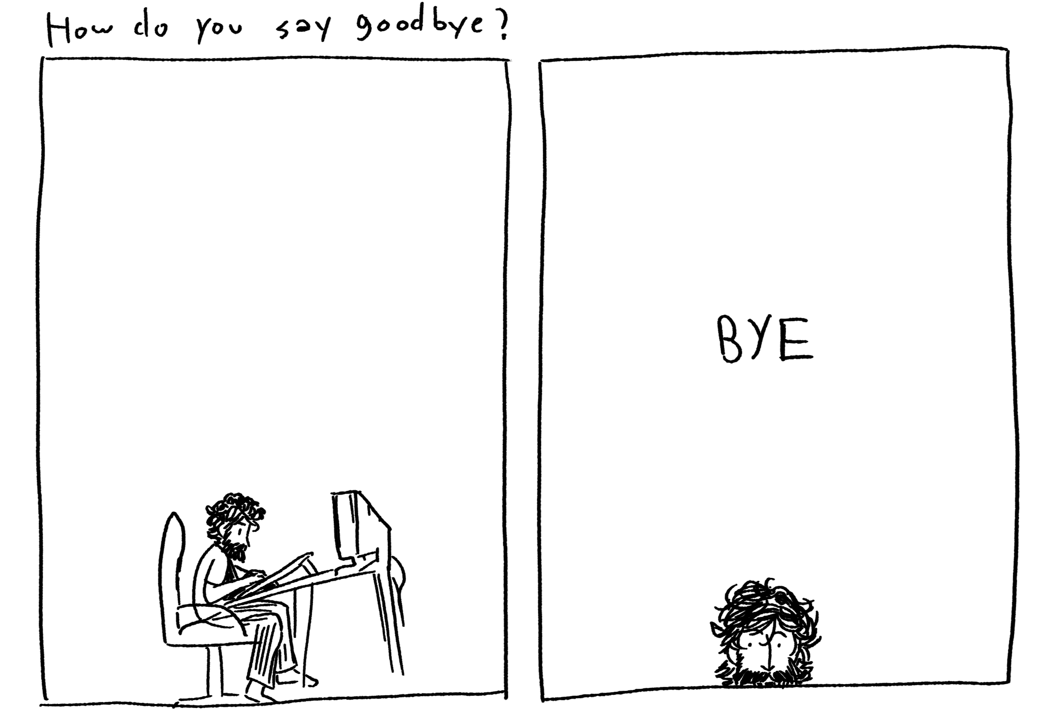 bye bye miss you