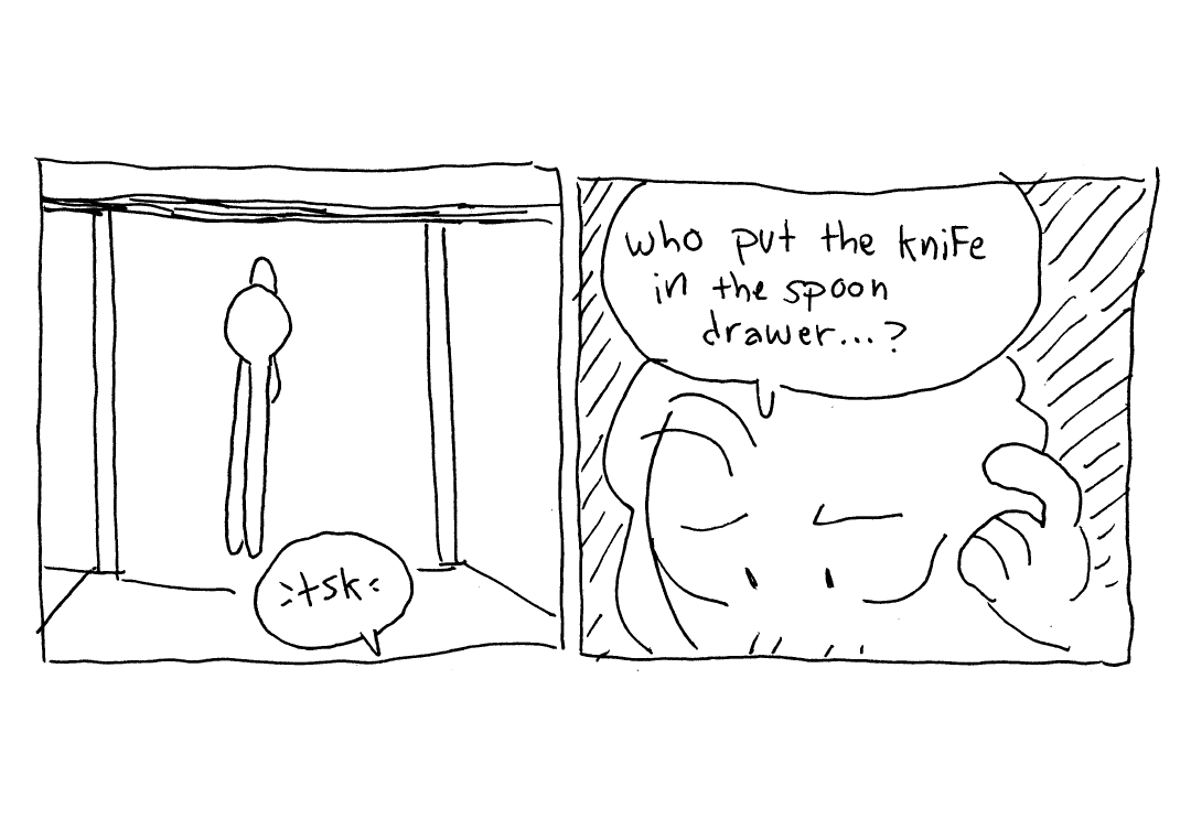 I wish I had that much extra space in my utensils drawer...