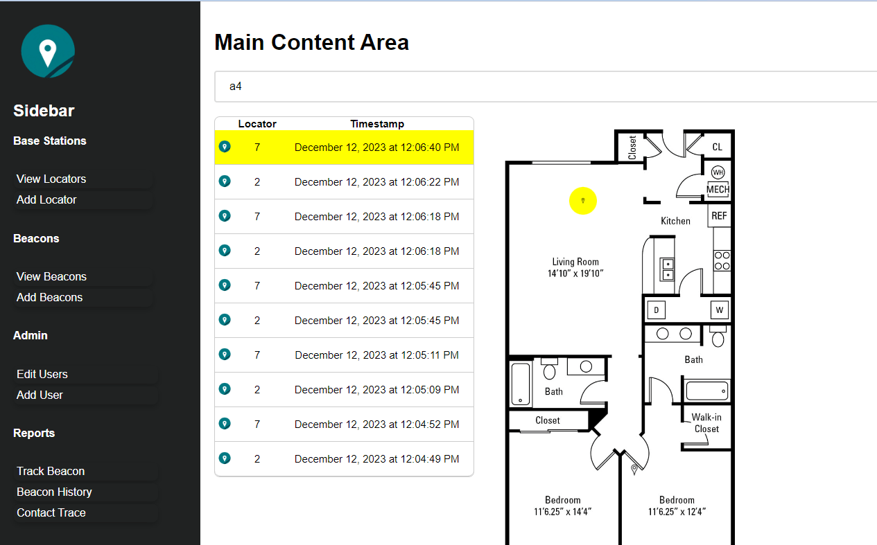 Locator History Playback