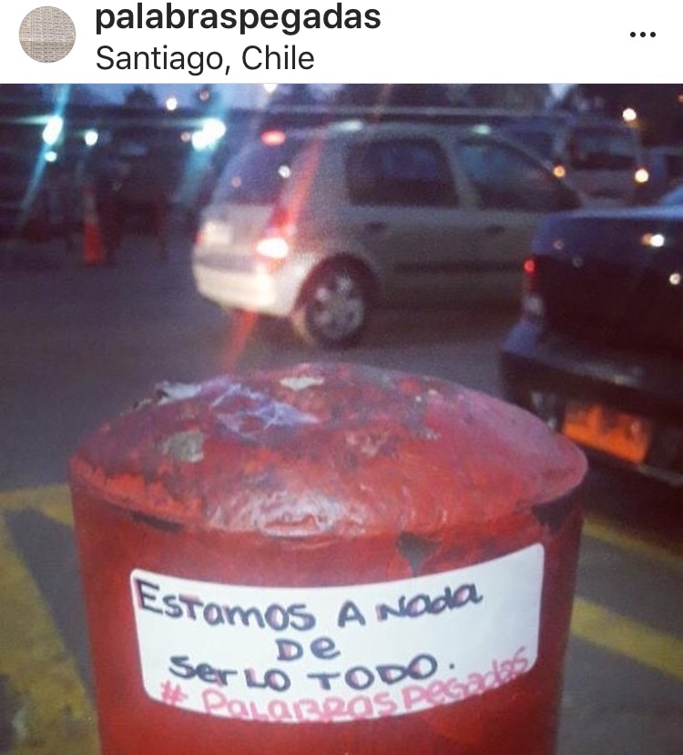 Palabras Pegadas in Cile