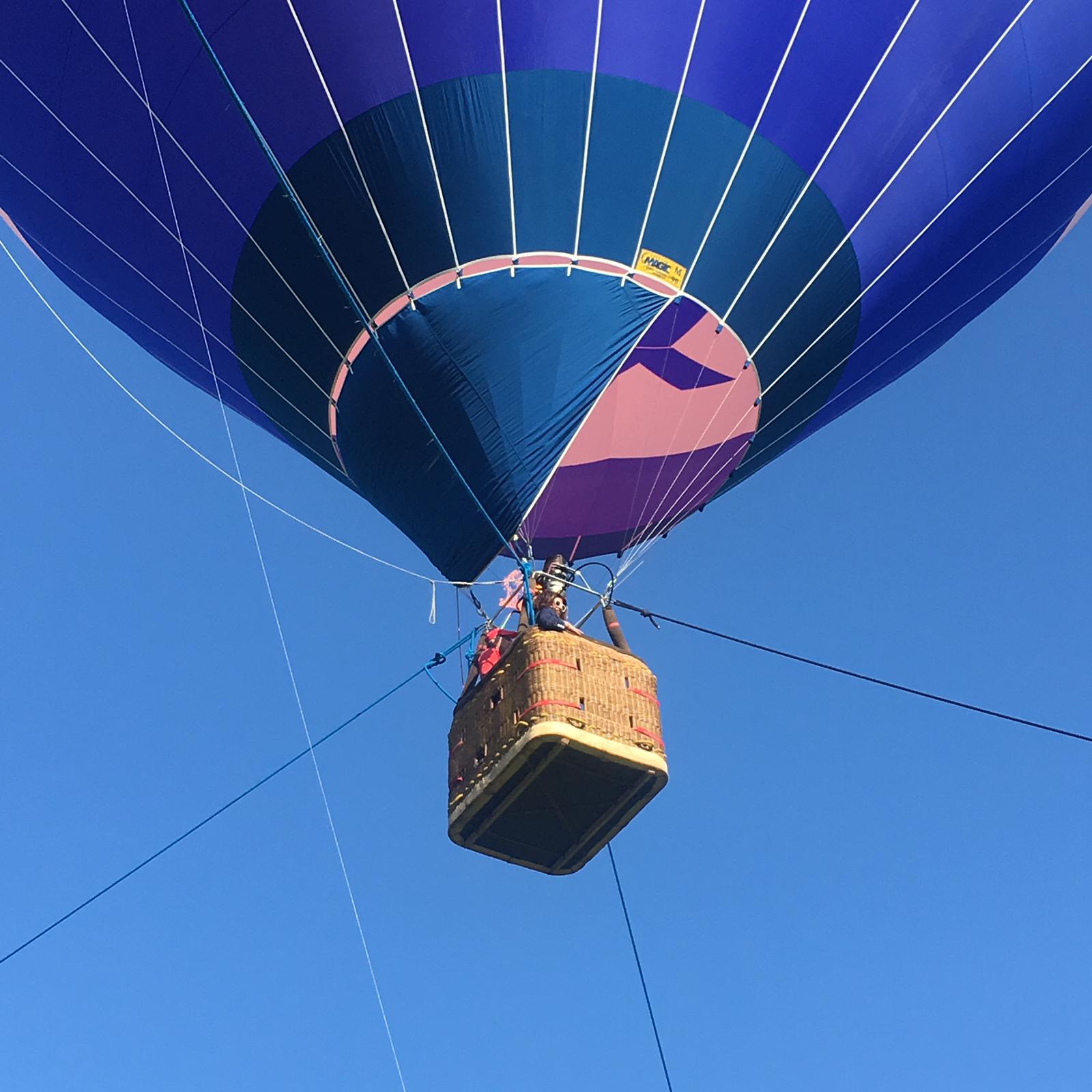 Mongolfiera in volo controllato