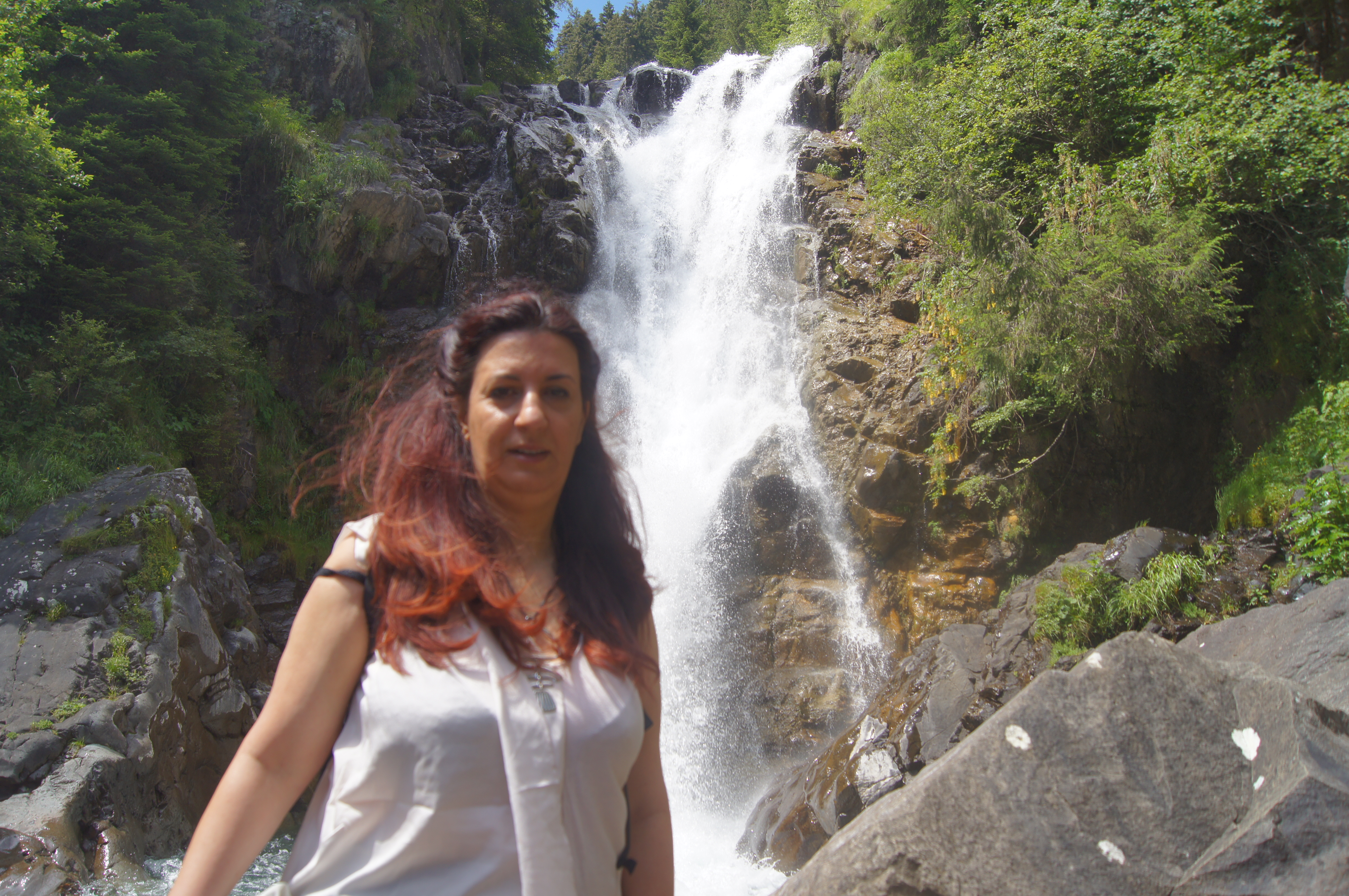 Raffi Garofalo alle Cascate del Vò (Schilpario, BG)