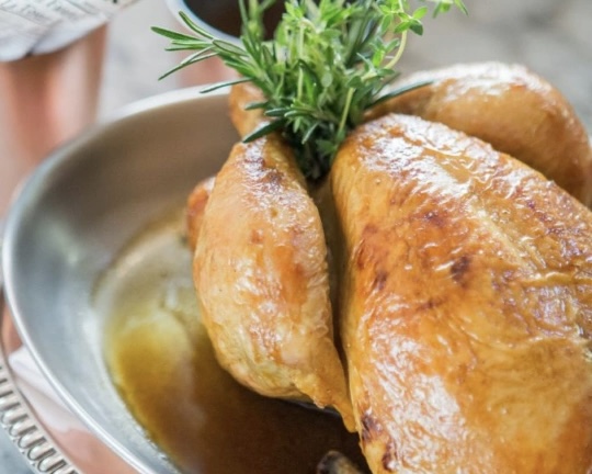 roast chicken with herbs