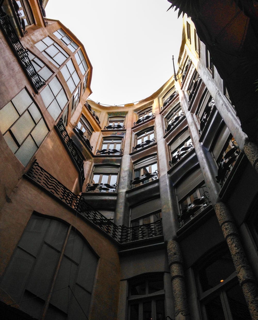 Innenhof von La Pedrera.