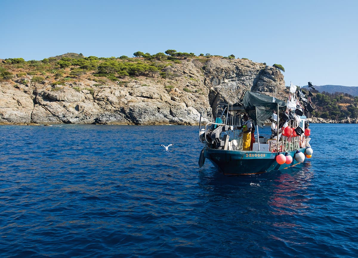 Fischerboot auf dem Meer