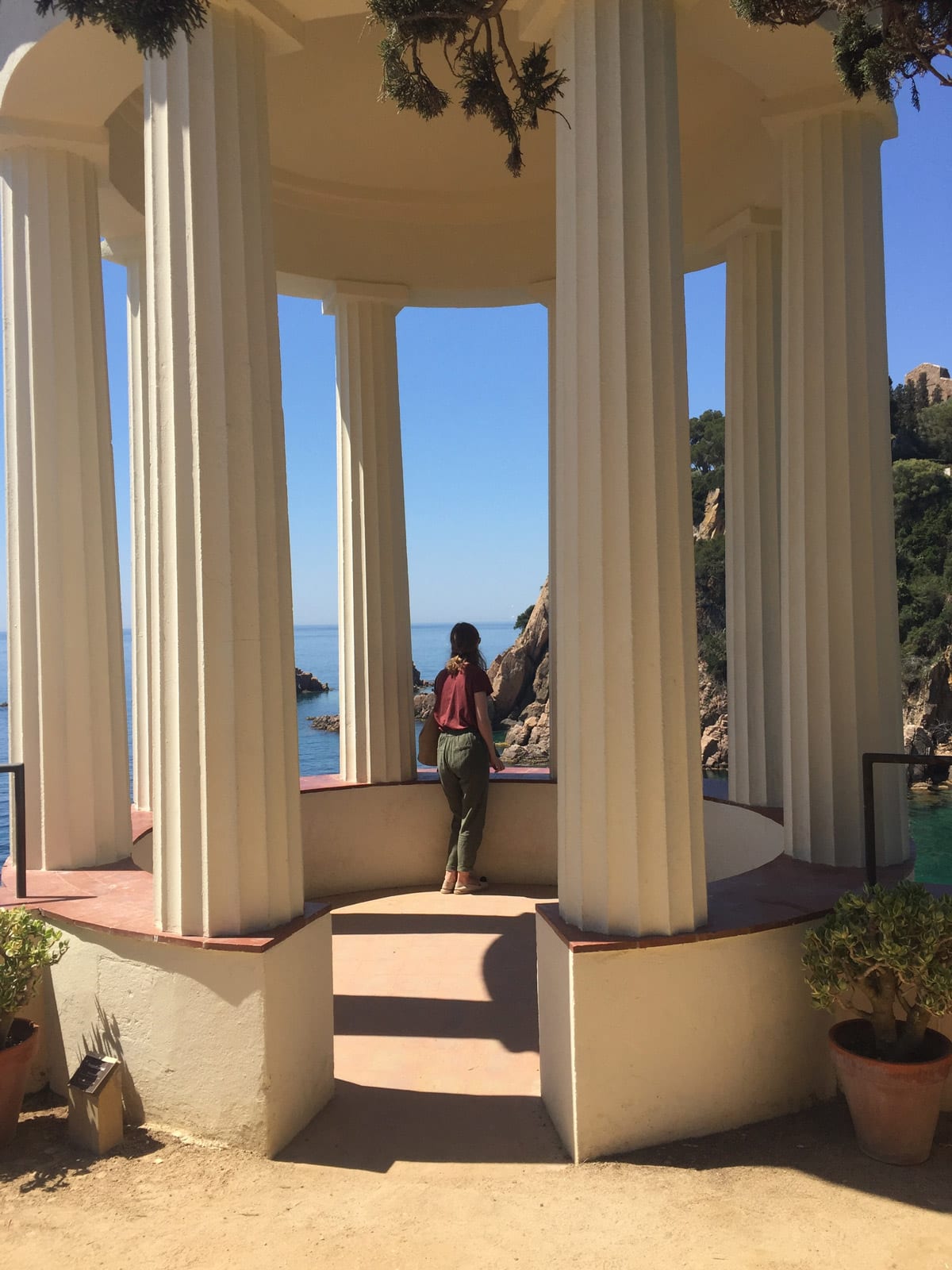 Pavillon im griechischen Stil