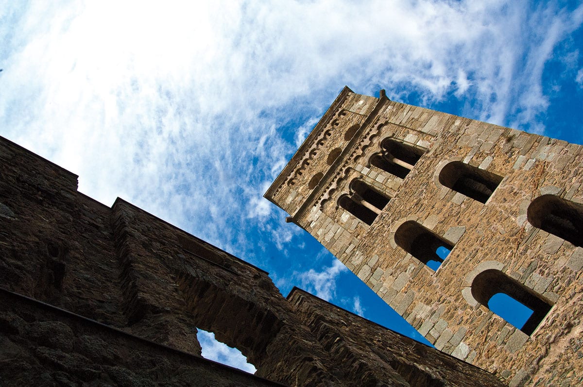 Glockenturm Sant Pere de Rodas Kloster