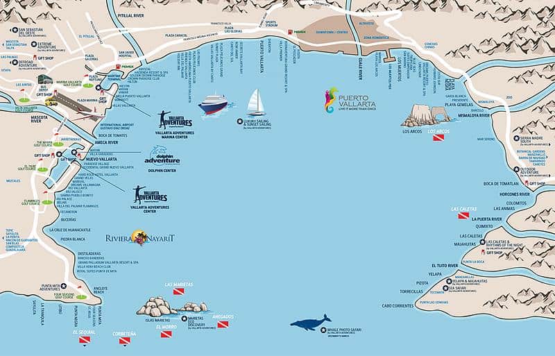 Puerto Vallarta Puerto Vallarta Map Blog Image 