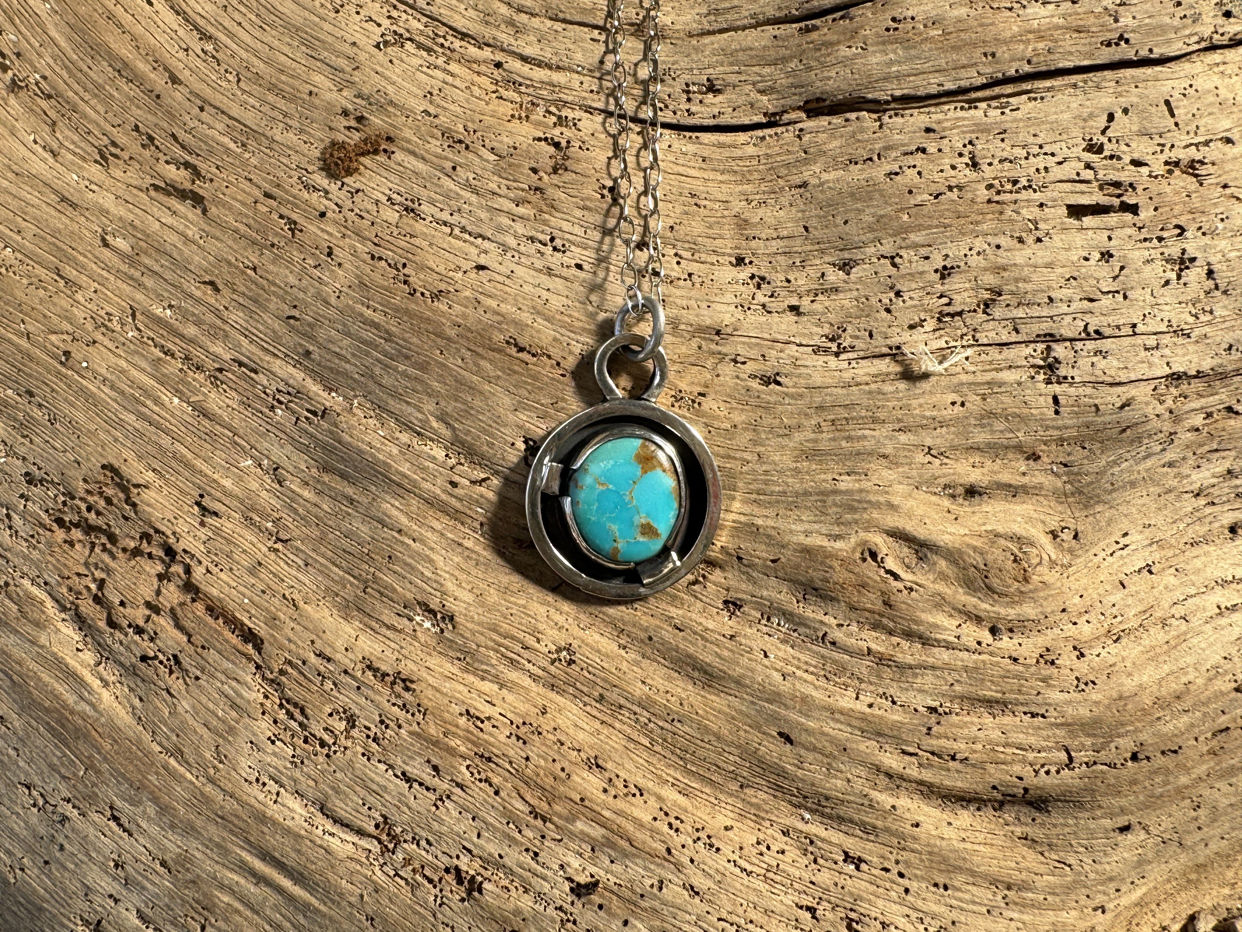 Kingman Turquoise set in Sterling Silver