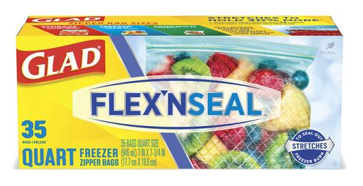 flex and seal freezer bags