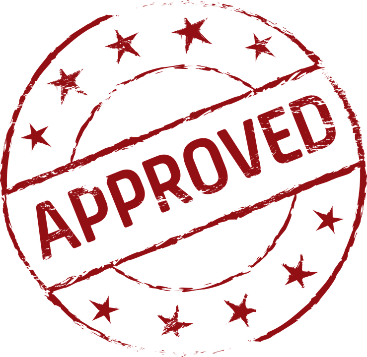 Approved stamp