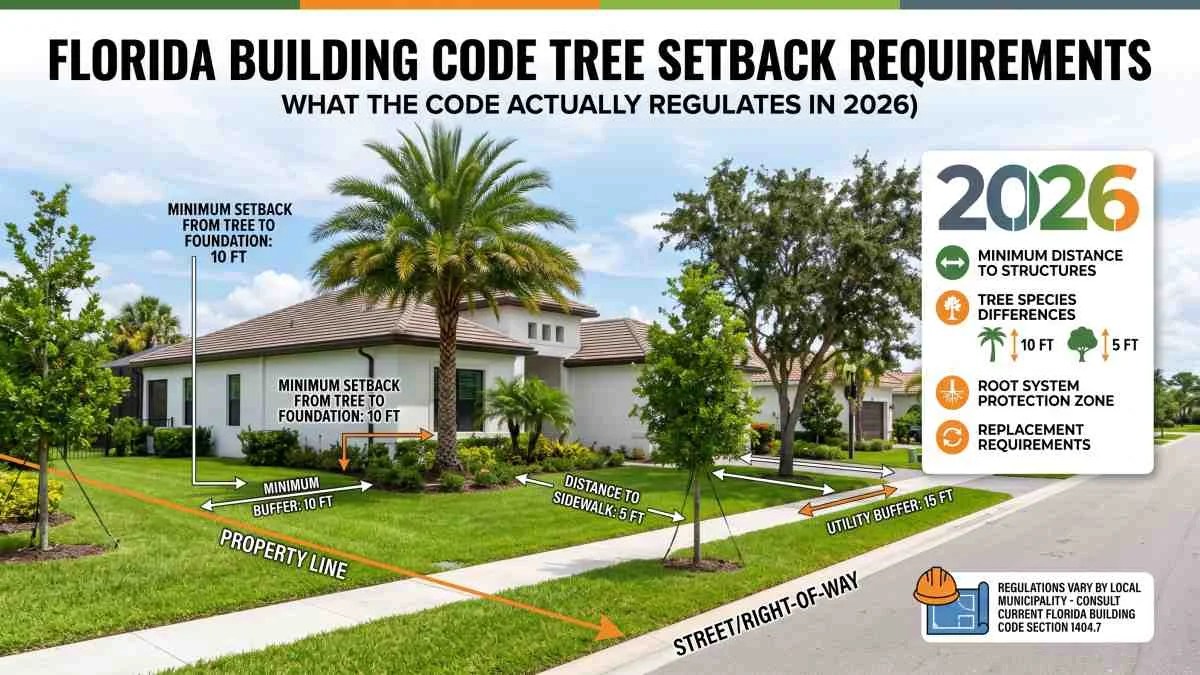 Florida Building Code Tree Setback Requirements