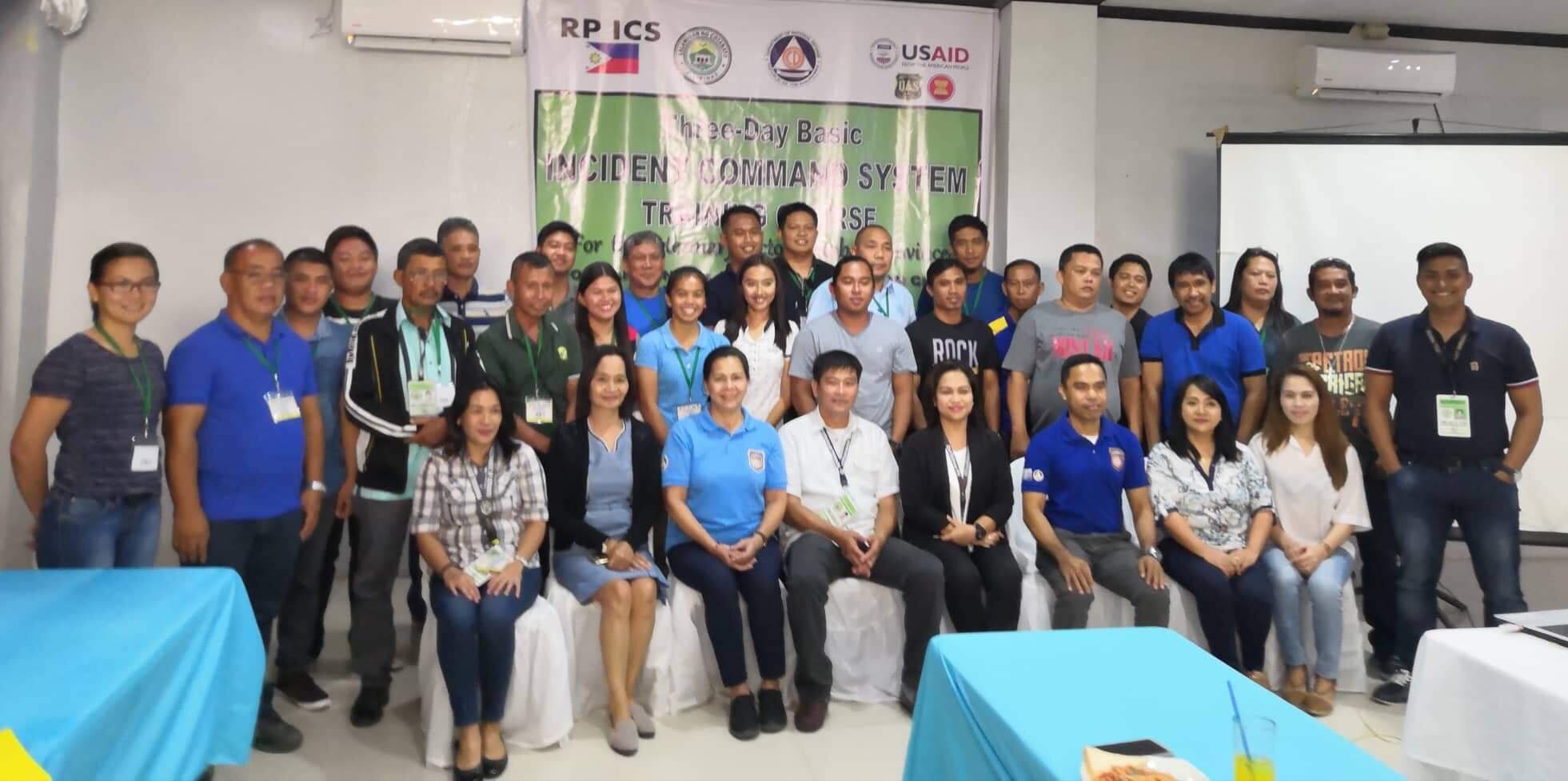 Three Day Incident Command System Training Course – Province of Cotabato