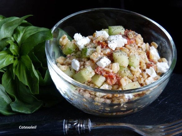 Blé au concombre & feta