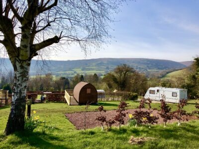 Log Pod, Brecon Beacons Glamping Pod, Gallery