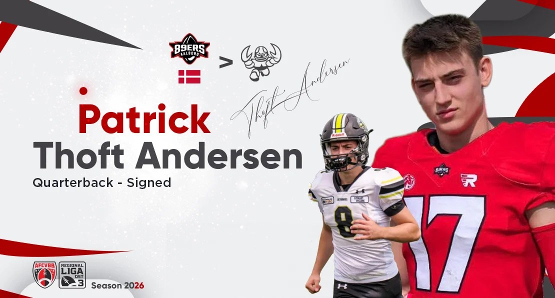 Cottbus Crayfish verpflichten dänisches Quarterback-Talent