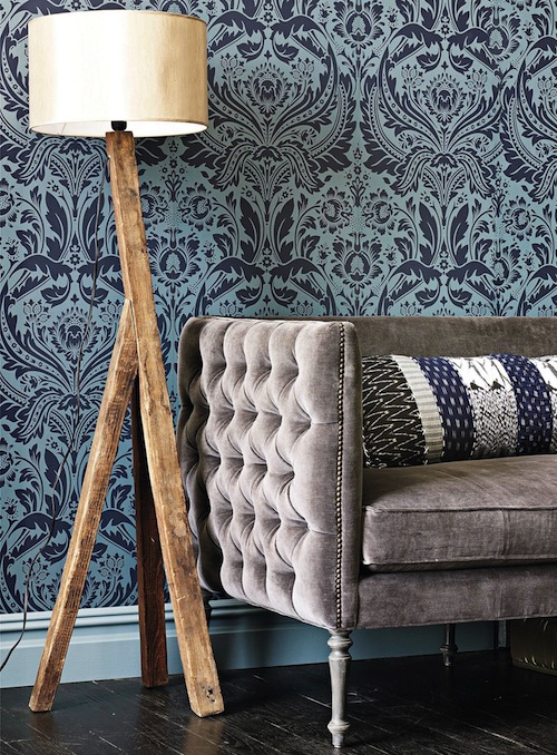 buttoned sides sofa