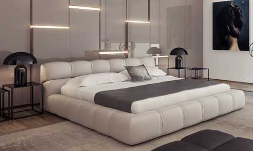 tufted quilt bed