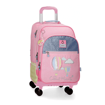 Sac à Dos Trolley Cars 3D Pour Enfant Maternelle 34 Cm - Avec Poignée Extensible, Roues Et Bretelles, Design Flash McQueen - 7