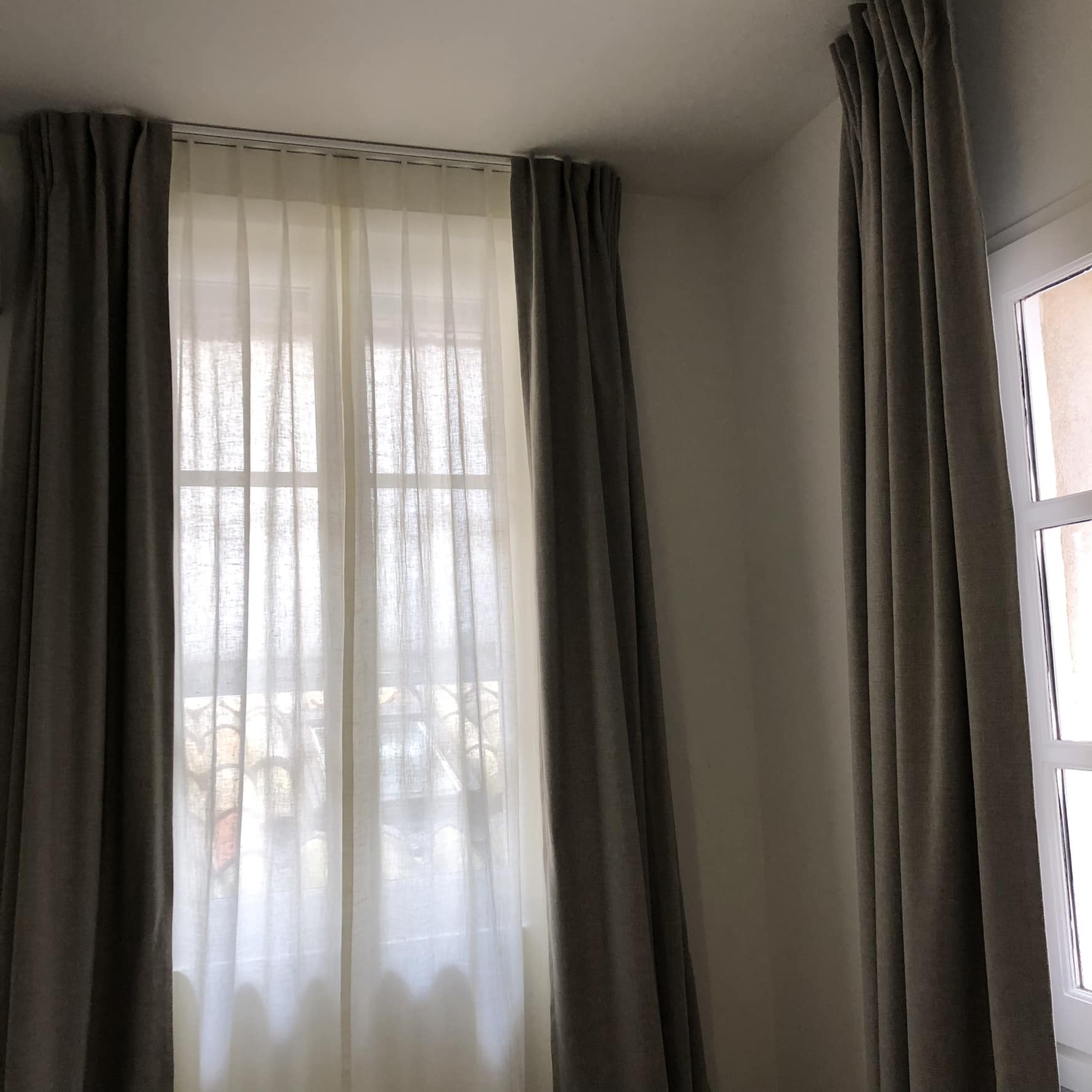 Voilage et double rideau