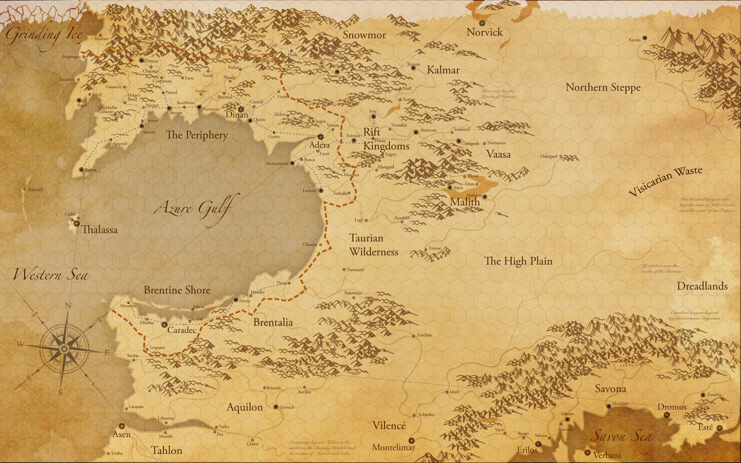 Talossa Map Maps of Thalassa – Thalassa