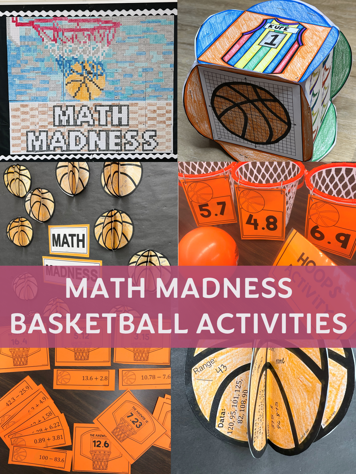 Math Madness: Math Basketball Activities
