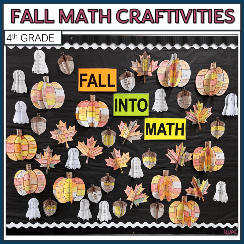 4th Grade Fall Craftivity Bundle