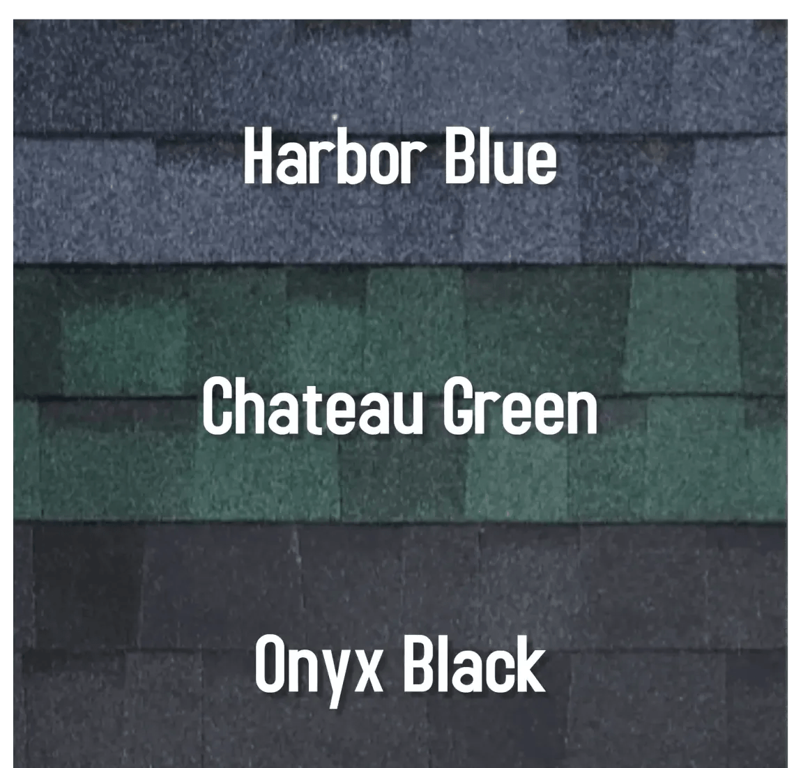 Country Barns shingle color options