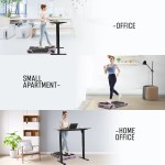 EgoFit Under Desk Walking Pad Compact Treadmill