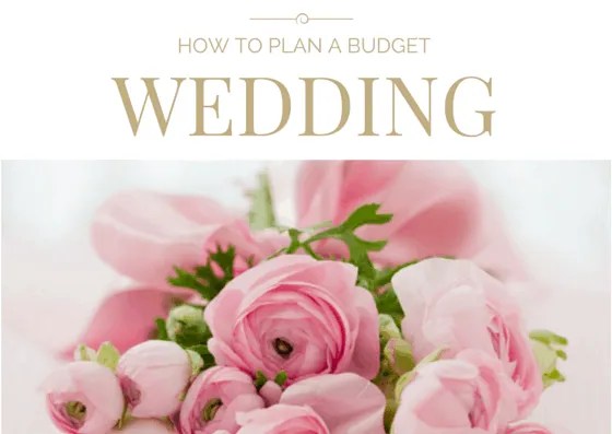 Have your dream wedding while sticking to your budget