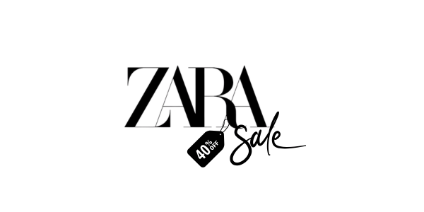 Zara Sale 2025 offering up to 40% off on selected fashion products.