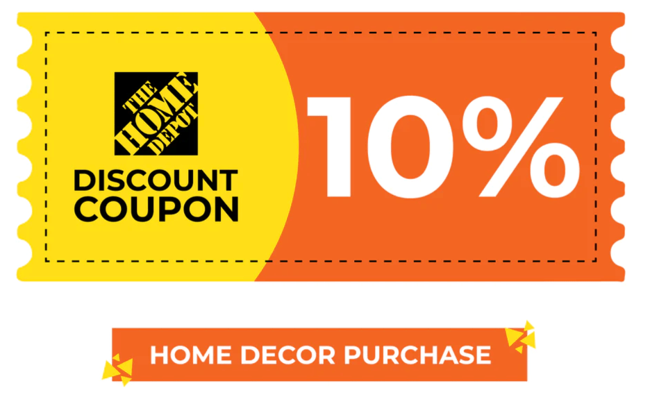Home depot 10% off coupon code