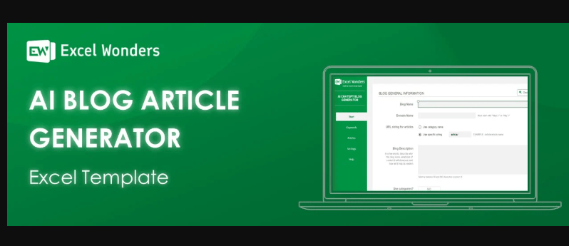Excel Wonders – AI ChatGPT Blog Article Generator v1.0 FINAL Version 2024