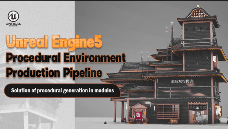 Wingfox – Houdini & Unreal Engine 5 Tutorial Procedural Environment Production Pipeline