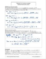 comment savoir calculer calcul module nombre complexe - distance entre deux points